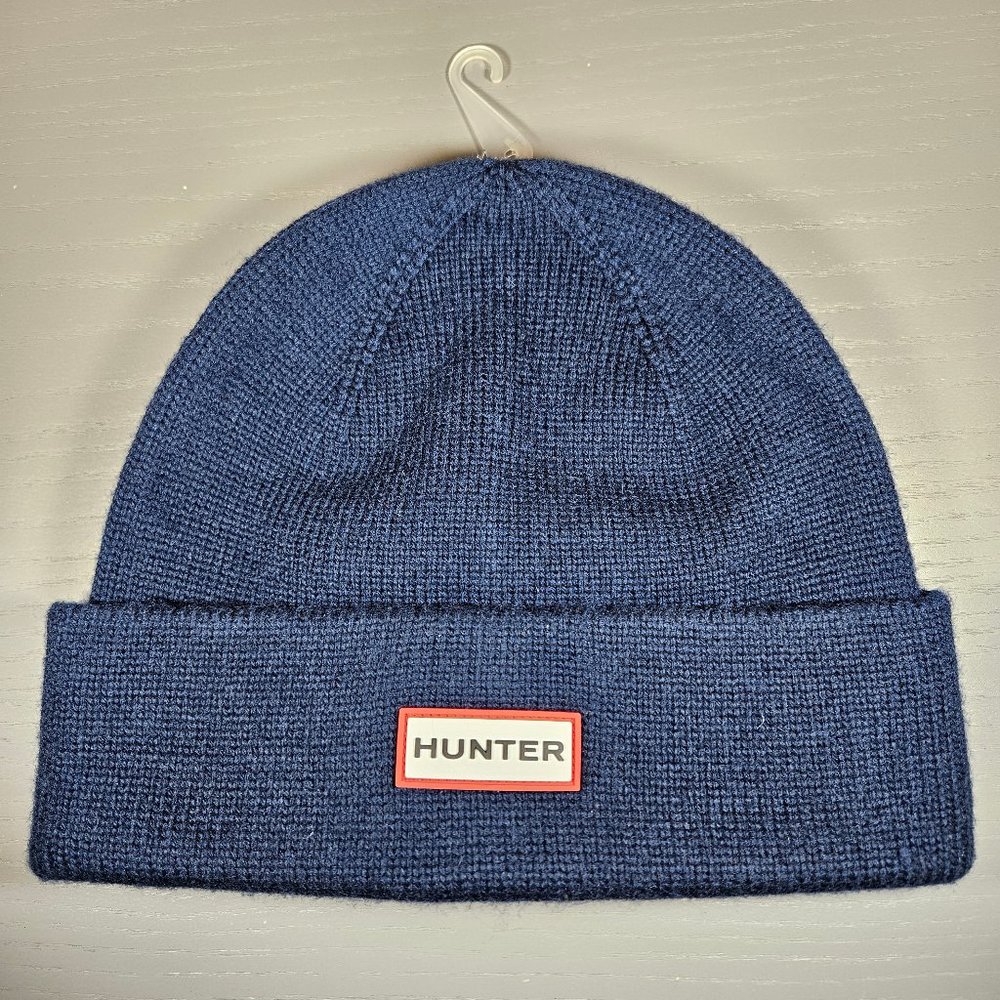 Hunter Play Essential Cuff Beanie Unisex One Size Fits Most Blue HR10000